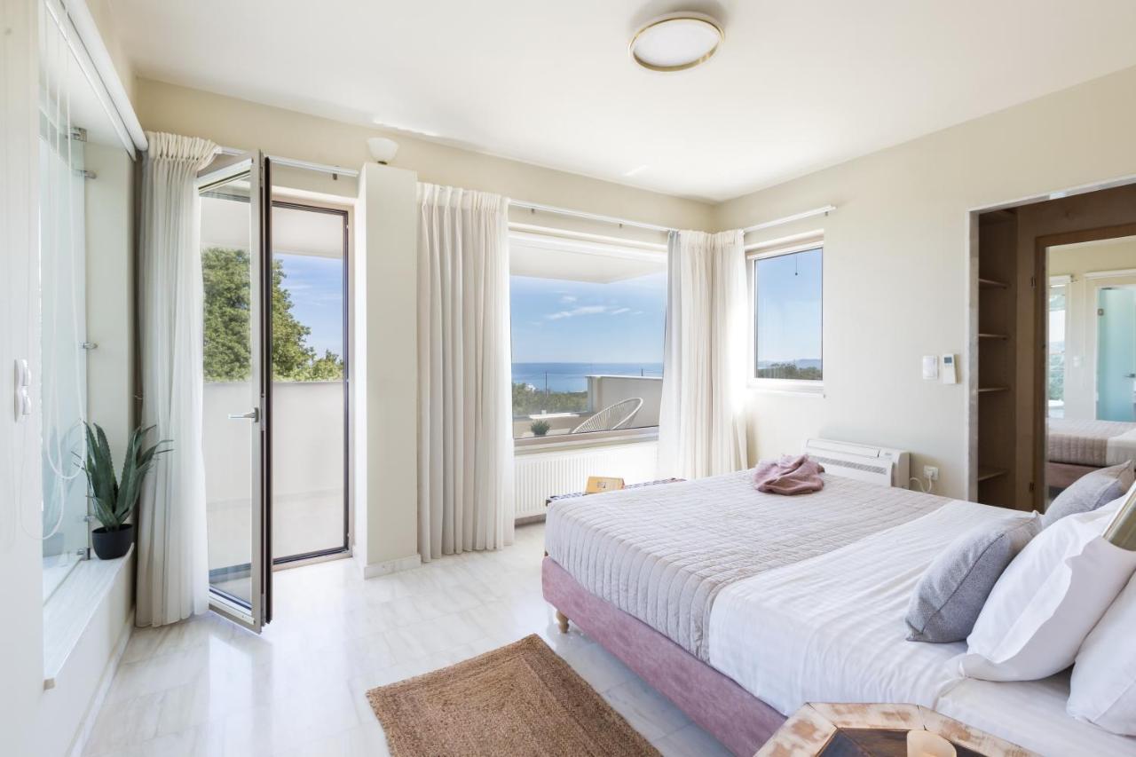 Lux Villa Mia With Heated Pool, 2Km To Beach & Childrens Area! Mikró Metóhi Kültér fotó